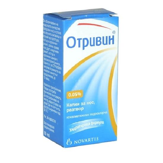 ОТРИВИН КАПКИ 0,05 % - Аптека Оптима