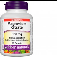 WEBBER NATURALS-МАГНЕЗИЙ ЦИТРАТ 150 mg  X 60