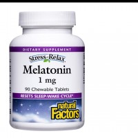 NATURAL FACTORS-МЕЛАТОНИН STRESS-RELAX® 1 mg Х 90