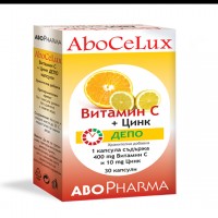 АБОФАРМА AboCelx ВИТАМИН Ц ДЕПО 400 + ЦИНК 10 x 30