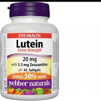 WEBBER NATURALS-ЛУТЕИН 20 mg + ЗЕАКСАНТИН 3.5 mg 