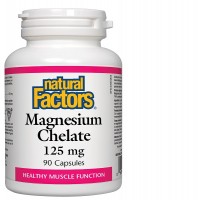 NATURAL FACTORS - МАГНЕЗИЙ (ХЕЛАТ) 125 мг Х 90
