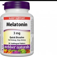 WEBBER NATURALS-МЕЛАТОНИН 3 mg X 90
