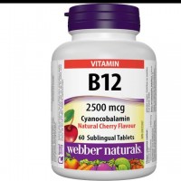 WEBBER NATURALS-ВИТАМИН В12 2500 µg х 60 суб.табл.