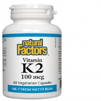 NATURAL FACTORS - ВИТАМИН К2 100 MCG X 60