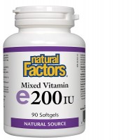 NATURAL FACTORS - ВИТАМИН Е 134 mg / 200 IU X 90