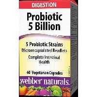 WEBBER NATURALS-ПРОБИОТИК 5 млрд.,5 щама Х 60