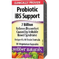 WEBBER NATURALS-ПРОБИОТИК IBS SUPPORT 7 млрд. Х 30