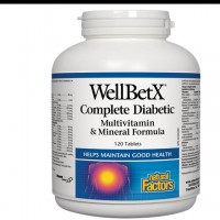 NATURAL FACTORS-WellBetX® Complete Diabetic x 120